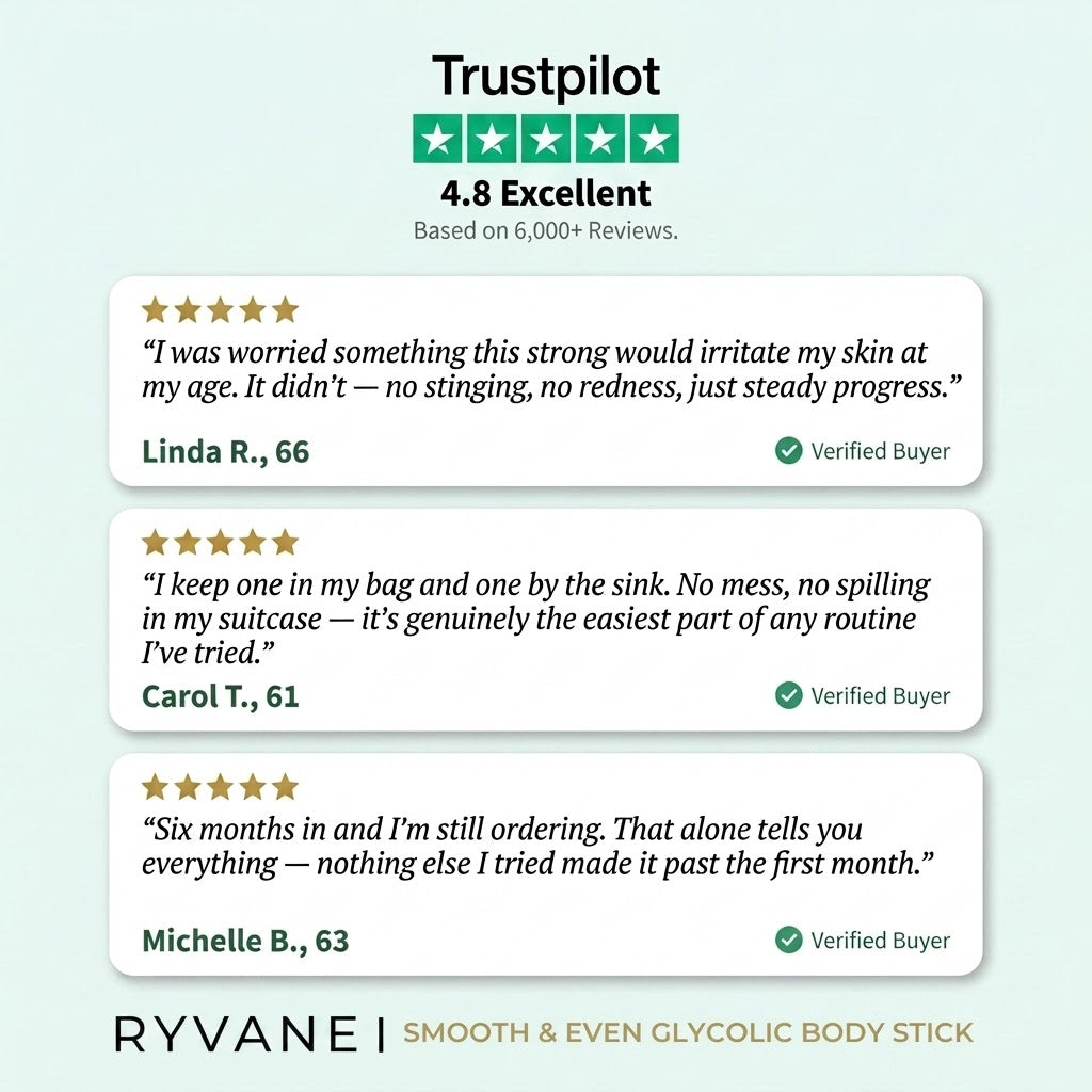 RYVANE Smooth & Even Glycolic Body Stick