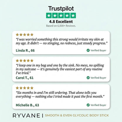 RYVANE Smooth & Even Glycolic Body Stick